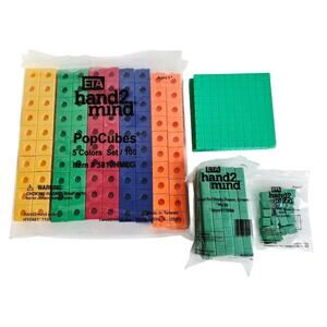 Hand 2 Mind Educational Tool Kits Pop Cubes Counting Blocks Math Manipulatives
